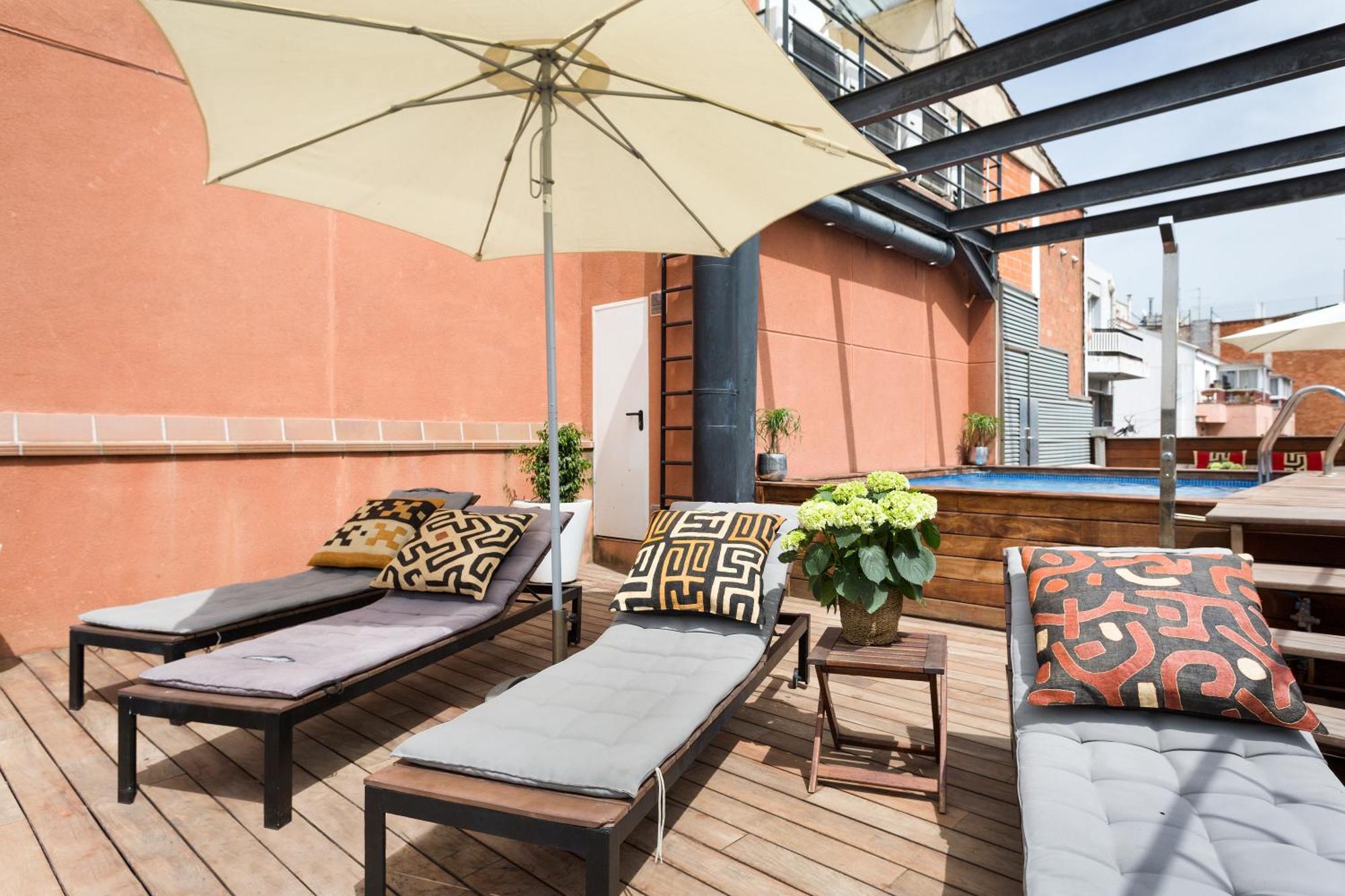 Appartement - Pool Terrace In Center Barcelona